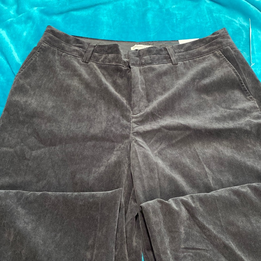 Coldwater Creek Soft Velour Trouser Fit Pants